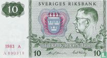 Suède billets de banque catalogue