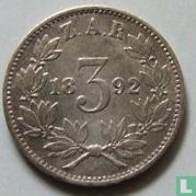 Afrique du Sud 3 pence 1892