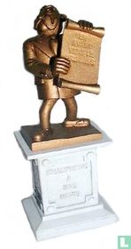 Sokkel met burgemeester van Champignac