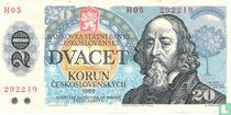 Tsjecho-Slowakije (1918 – 1939) (1945 — 1992) bankbiljetten catalogus