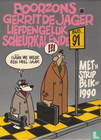 Doorzons Liefdengeluk verscheurkalender 91 - Met striptrugblik op 1990