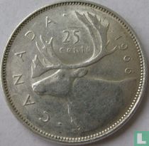 Canada 25 cents 1966