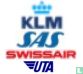 KSSU group (KLM/SAS/Swissair/UTA) luchtvaart catalogus