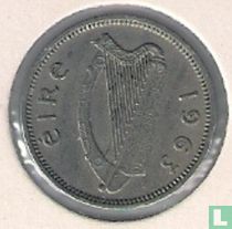 Irlande 3 pence 1963