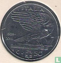 Italien 50 Centesimi 1939 (magnetisch - XVII)
