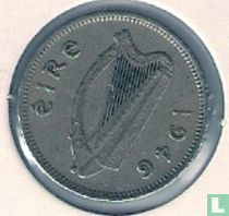 Irlande 3 pence 1946