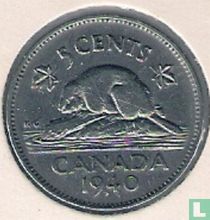 Canada 5 cents 1940