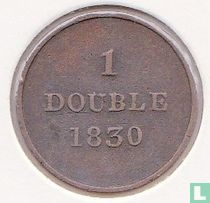 Guernsey 1 Double 1830 (Typ 1)