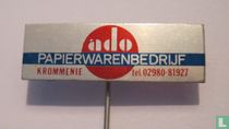 Ado papierwarenbedrijf Krommenie tel.02980-81927