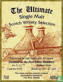 Whisky Label Port Ellen 16 ans d'âge Sélection ultime