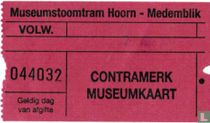 Museumstoomtram Hoorn - Medemblik cartes d'entrée catalogue
