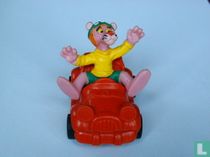 Pink Panther in car (red)