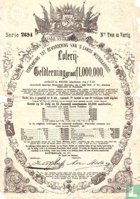 Loterij Geldleening groot fl 1.000.000,=