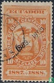 Belastingzegel met opdruk