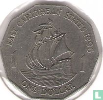 East Caribbean States 1 dollar 1996 