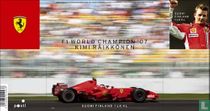 Formule 1 champion du monde Kimi Raikkonen 