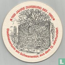 1100 Jahre Duisburg - Stadtmauerturm am Schwanentor, ...
