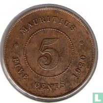 Mauritius 5 cents 1920