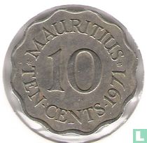Mauritius 10 cent 1971