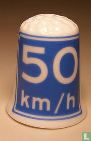 50 km /h [verkeersbord adviessnelheid]