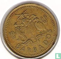 Barbade 5 cents 1986