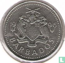 Barbados 25 cents 1996