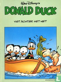Donald Duck vist achter het net