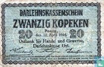 20 Kopek. Darlehenkassenschein Ros 457