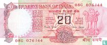 India 20 Rupees 1997 C