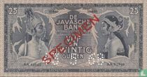 Specimen Javaneese Dancer 25 Gulden