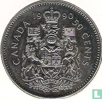 Canada 50 cents 1990