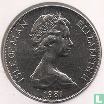 Isle of Man 1 crown 1981 (copper-nickel) "International Year of the disabled - Beethoven"