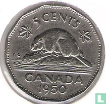 Canada 5 cents 1950