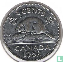 Canada 5 cents 1952