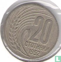 Bulgaria 20 stotinki 1952