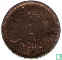 Chile 1 Peso 1943