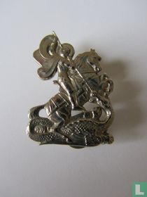 collier miroir emblème Armoiries de la cavalerie