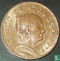 Mexique 5 centavos 1973 (round top 3) acheter