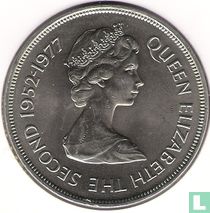 Jersey 25 Pence 1977 "25th anniversary Accession of Queen Elizabeth II"