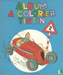 Album a colorier Tintin