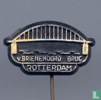 v.Brienenoord brug Rotterdam [goud op zwart]