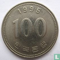 Corée du Sud 100 won 1995