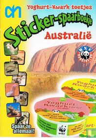 Sticker-spaarboekje Australië