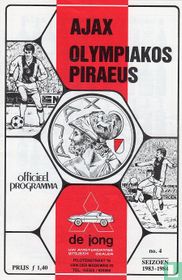 Olympiakos Piraeus programmes de matchs catalogue