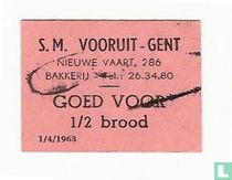 Goed voor 1/2 brood, S.M. VOORUIT (roze)