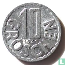 Austria 10 groschen 1961