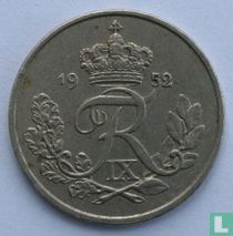 Denemarken 25 øre 1952
