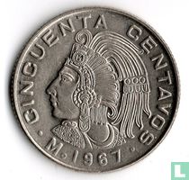 Mexico 50 centavos 1967 for sale
