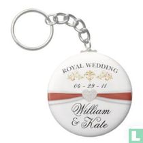 Sleutelhanger huwelijk William & Kate