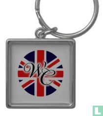Sleutelhanger huwelijk William & Kate